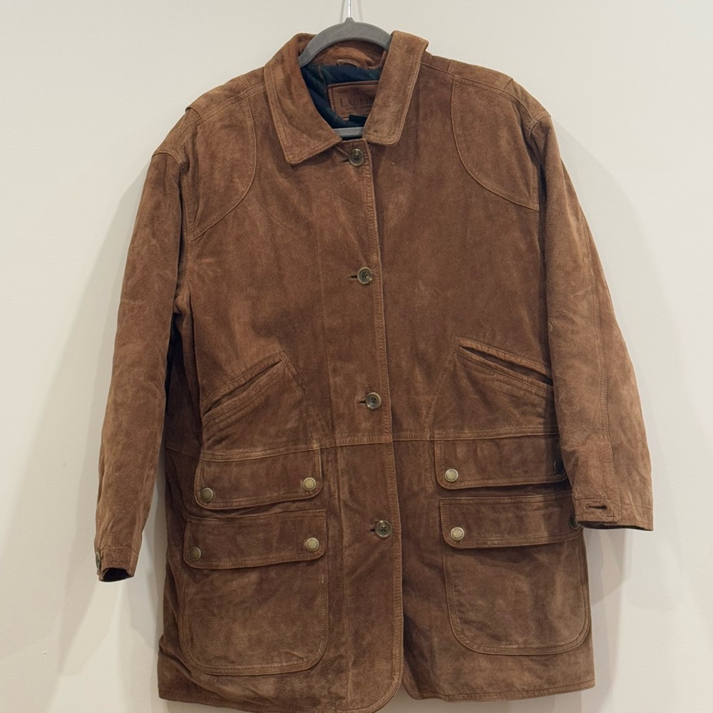 Ralph Lauren Vintage Brown Suede Jacket